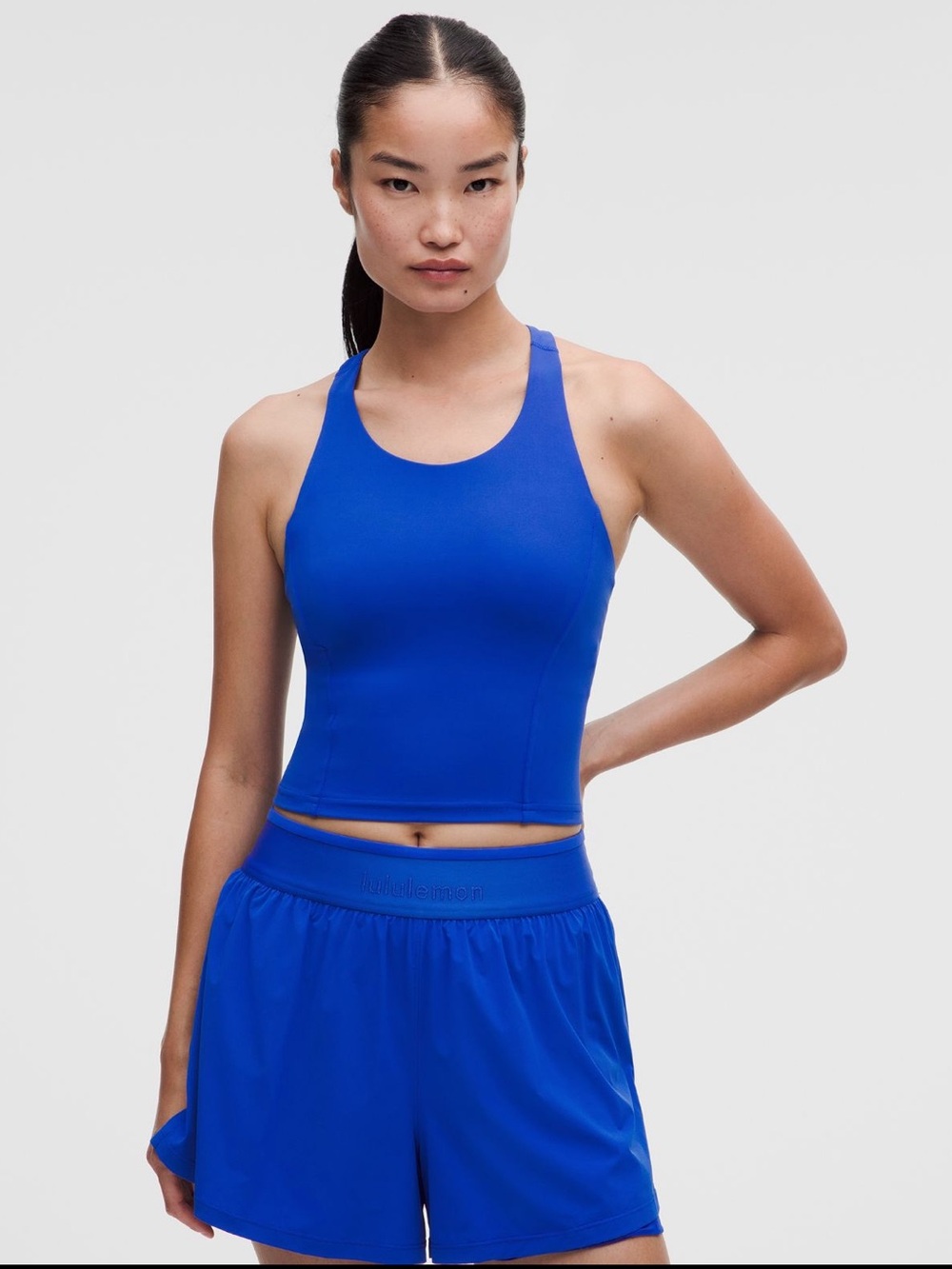 NWT Lululemon Wunder Train Racerback Tank Top - Beach Ball Blue